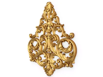 carved classic decorative ornament cnc 3d printing stl 58 3D model
