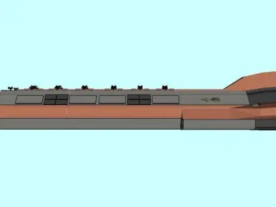 SC Aurora - Space cruiser class Free 3D print model