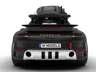 Porsche 911 Dakar 2023  3D model