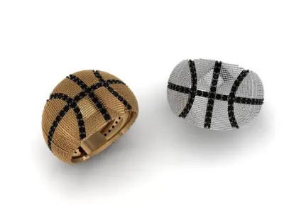Basketball ring 3D print model