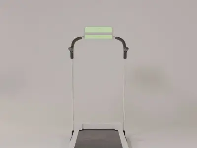 Treadmill tread machine Low-poly 3D model