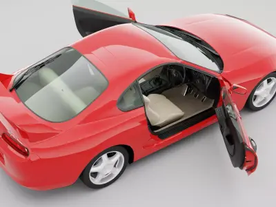 1997 A80 Toyota Supra 3D model