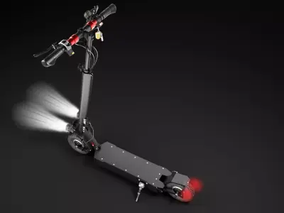 3D Collection of 5 versions of scooters 3D model