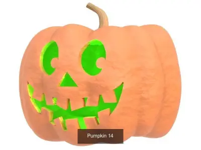 Pumpkin vol 02 3D Model Collection