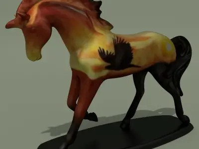 Horse Statuettes Collection volume 6 3D model