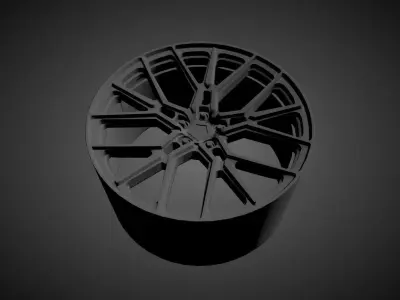 VOSSEN M-X3 scalable and printable rims 3D print model