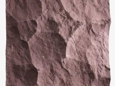 206-RockPanel sandstone wall texture 3D model
