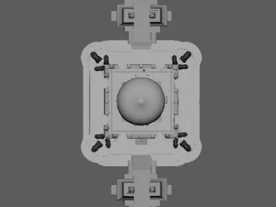 Indian temple 04 3D model