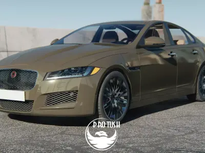 jaguar xf 2016 3D model