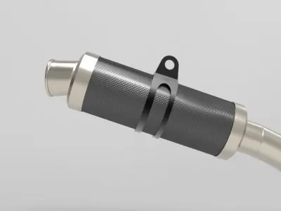 EXAUST MIVV GP - SCARICO MIVV GP CARBON PIPE 3D print model