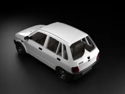 Maruti Car 800 eight hundred 3D model Free 3D model