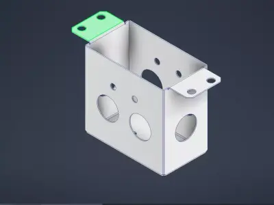 Metal Sheet 3 Practice Exercise  3D print model