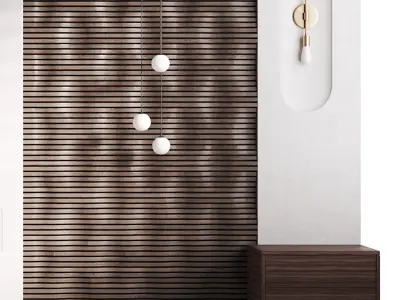 Decorative Wall panel  72 3D model