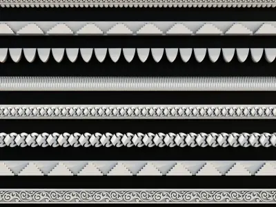 Ornament Pack Vol 29 - Persian Egyptian Roman 3D model