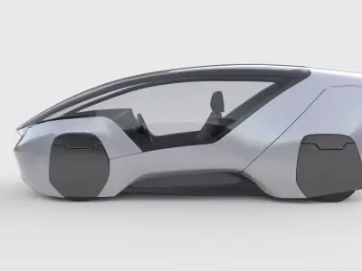 Futuristic Autonomous Pod 3D model