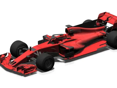 f1 2019 car 3D model