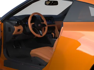 Nissan GTR 2017 3D Model 3D model