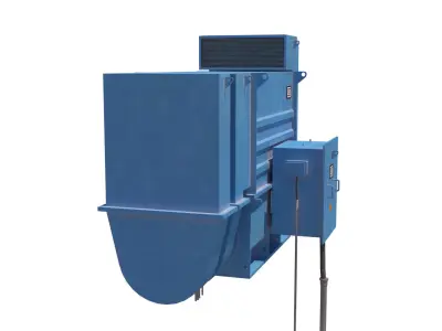 engines sludge dewatering machine 3D model