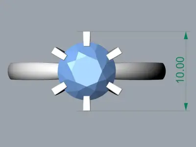beautiful ring 3D print model purchase