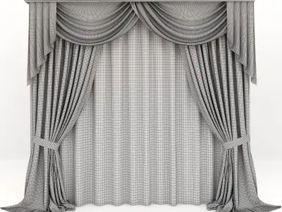curtains classic 3D model