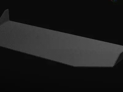 car splitter  Low-poly 3D model