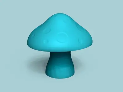 Garden Mushroom Secret Key Hide STL - Outdoor Decor 3D print model