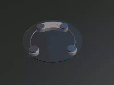 Electronic Weight Scale 3D model