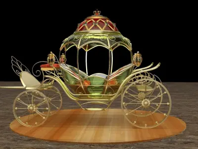 Chinese carriage  3D model