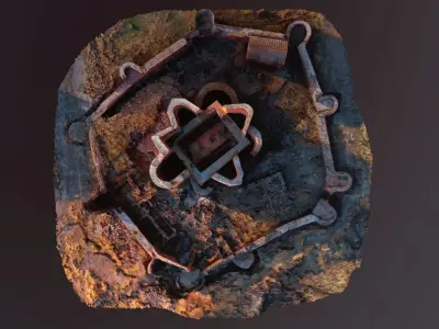 3d castle photogrammetry model 3D model