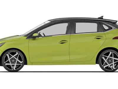 Hyundai i20 2024 3D model