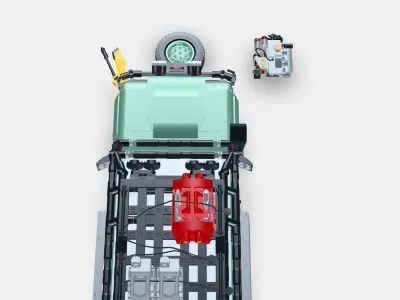 LEGO Icons Land Rover Classic Defender 90 - 10317 Free low-poly 3D model