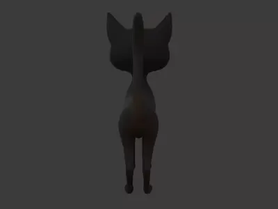 Cat cartoon 03 3D model