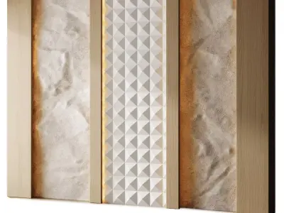 3d wall panel 10 3D model