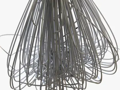 Cable Wire Web 3D model