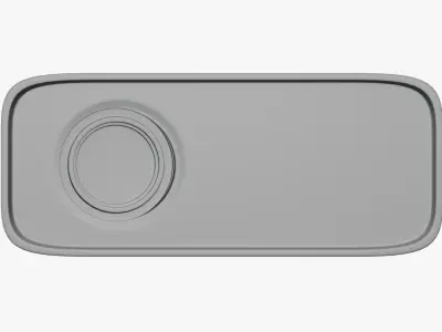 Basic Oil Tin Can - Geometry Only No Textures No Materials 3D model