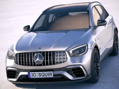 Mercedes-Benz GLC63 S AMG 2020 3D model