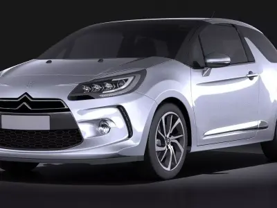 Citroen DS3 2015 VRAY 3D model