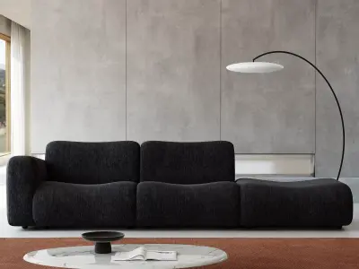 Mid Century interior scene 3D model