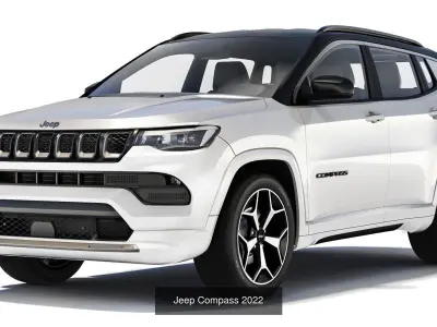 Set of SUVs of the Jeep brand 3D Model Pack