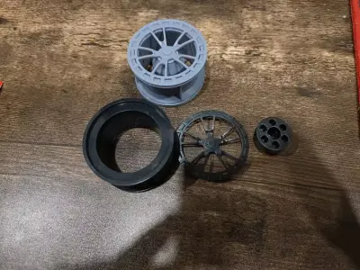 Lego technic Porsche 911 RSR Rim 3D print model