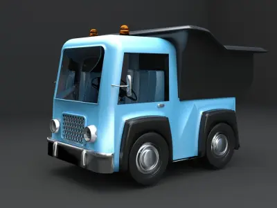 TOY TRUCKS 3D model