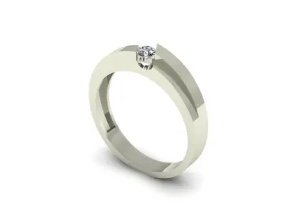 men ring ready to print 3D print model