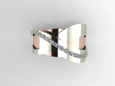 COCKTAIL RING Free 3D print model