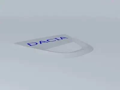 Dacia logo Free 3D model