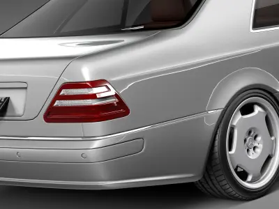 Mercedes-Benz CL500 C140 1993-1998 3D model