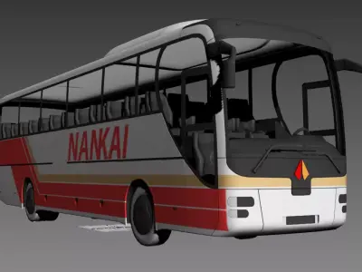 JAPAN BUS 3D model