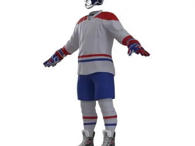 Hockey Equipment Generic 4 3D model