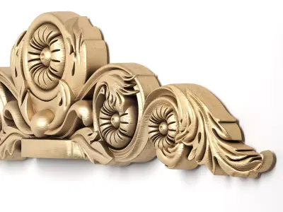 Carved decor 5 3D model