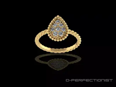 BOUCHERON Serpent Boheme Ring Small Motif 3D print model