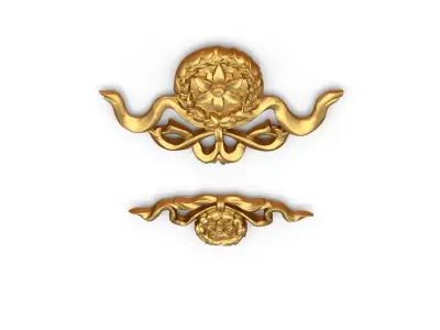 Classic decor ornament 187 3D model